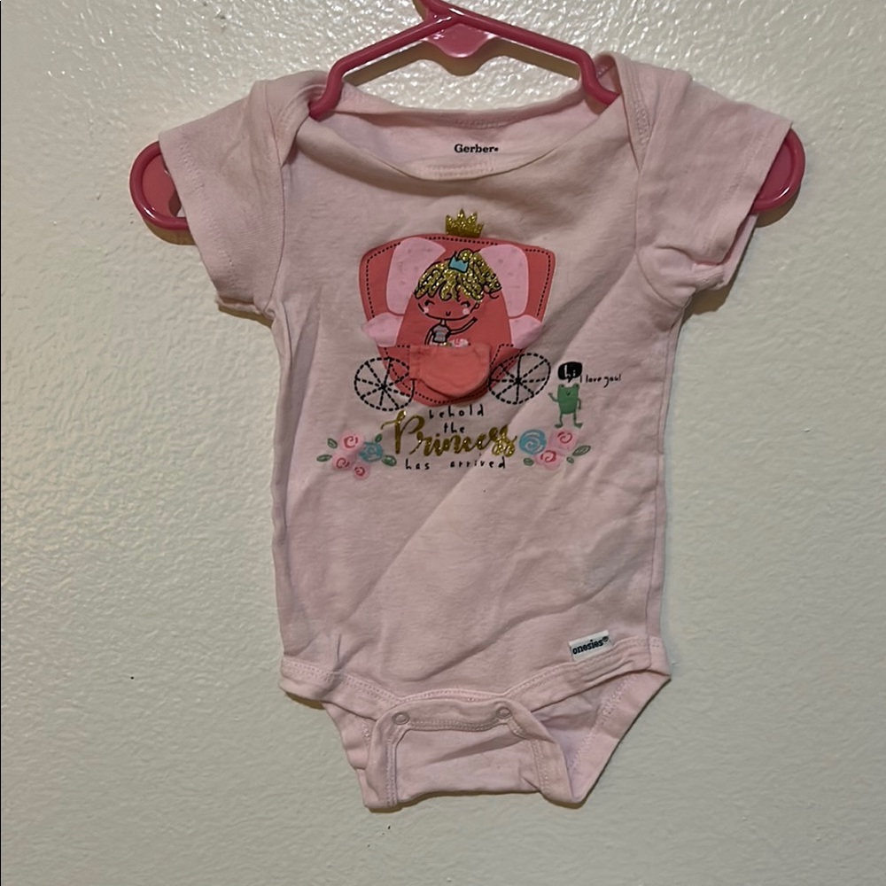 Gerber Pink Strawberry Bodysuit
